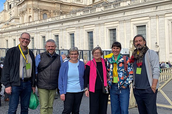 Die Delegation des Bistums Basel am Jubiläum der Synodalteams